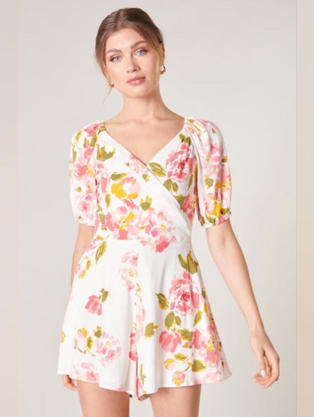 Sugar Lips Magdalena Floral Everheart Romper